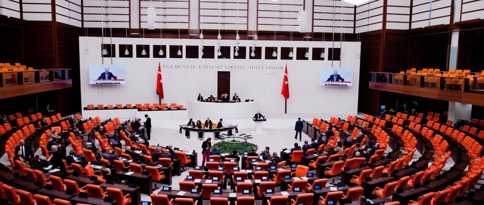 A view from a session of Parliament, the capital Ankara, Türkiye, Oct. 4, 2022. (AA Photo)