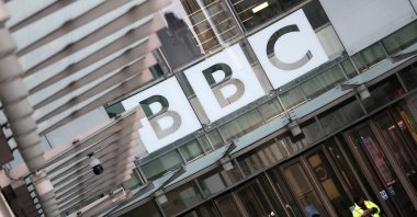 The BBC Broadcasting House is seen as Donald Trump said he would likely sue the BBC for as much as $10 billion for wrongly editing a video of a speech he gave, London, U.K., Nov. 16, 2025. (Reuters Photo)