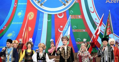 An event titled “Introduction Program of the AK Party’s Turkic World Vision Document” was held in the AK Party Congress Center, Ankara, Türkiye, Dec. 15, 2025. (AA Photo)