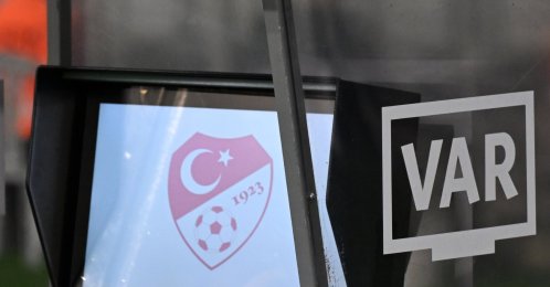 VAR screen during the Turkish Süper Lig match between Fatih Karagümrük and Adana Demirspor at Atatürk Olympic Stadium, Istanbul, Türkiye, Oct. 23, 2023. (Getty Images Photo)