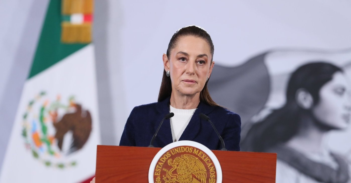  Mexican President Claudia Sheinbaum speaks during a press conference at the National Palace in Mexico City, Mexico, Dec. 15, 2025. (EPA Photo)