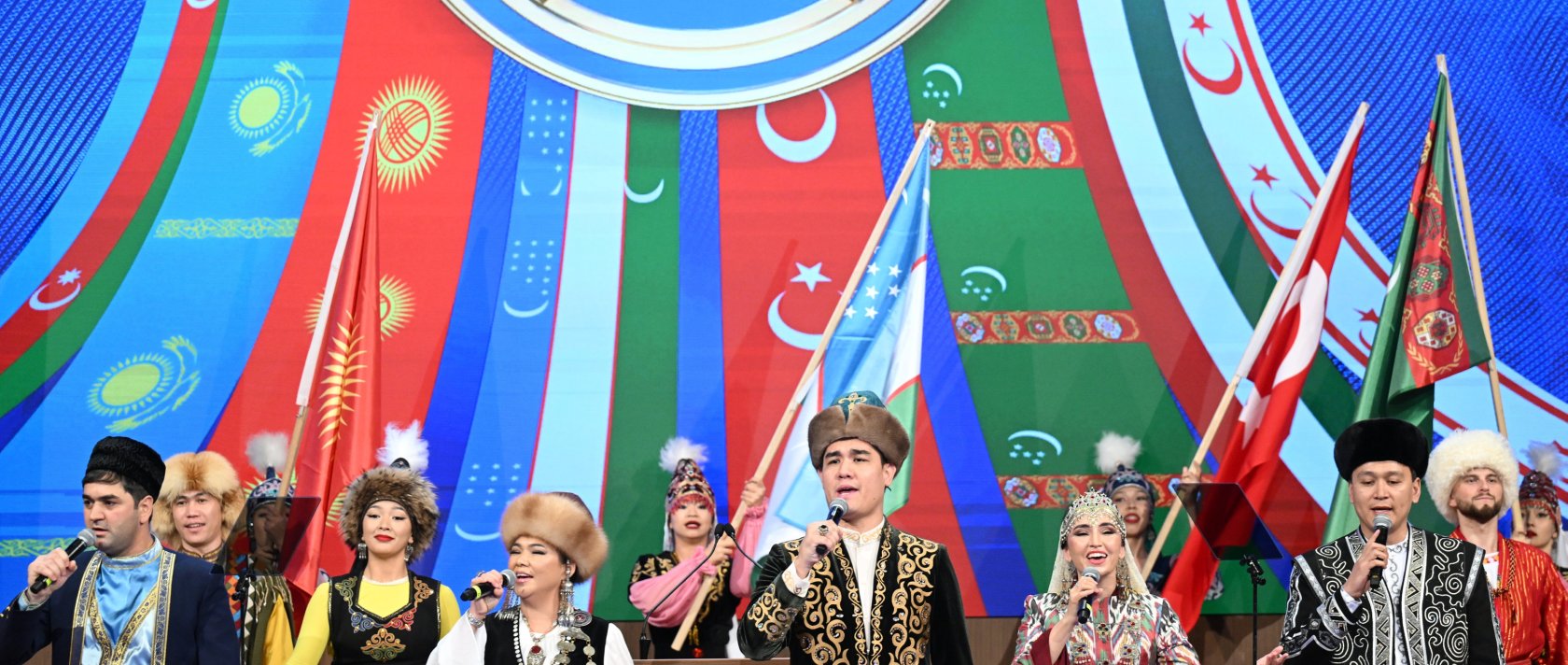 An event titled “Introduction Program of the AK Party’s Turkic World Vision Document” was held in the AK Party Congress Center, Ankara, Türkiye, Dec. 15, 2025. (AA Photo)