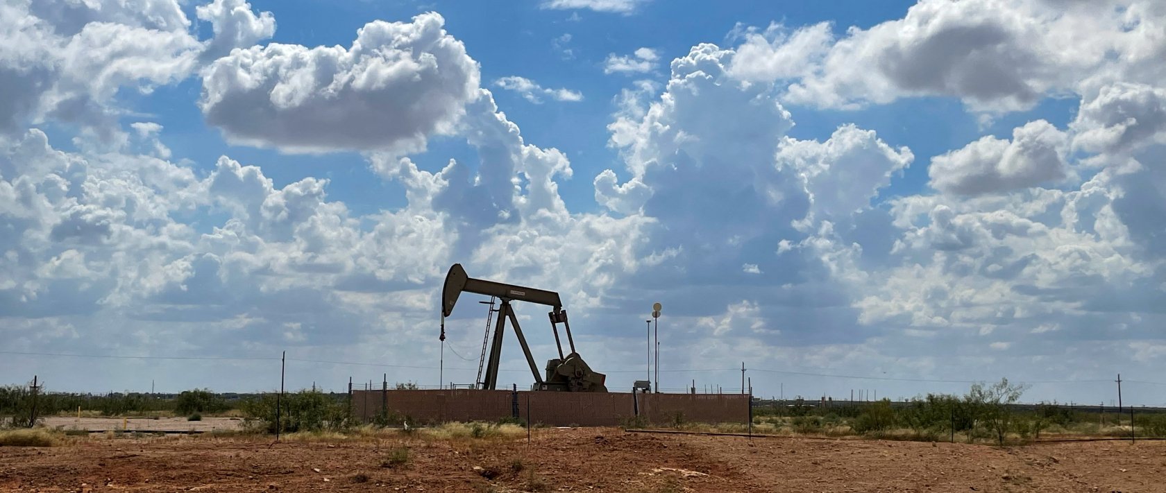 A pumpjack, used to help lift oil from a well, in the Permian basin near Midland, Texas, U.S., Oct. 8, 2025. (Reuters Photo)