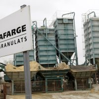 A Lafarge facility is seen in Paris, France, Feb. 18, 2009. (AP Photo)