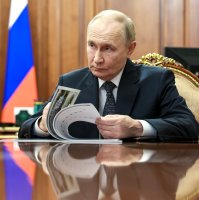 Russian President Vladimir Putin attends a meeting at the Kremlin, in Moscow, Russia, Dec. 16, 2025. (EPA Photo)