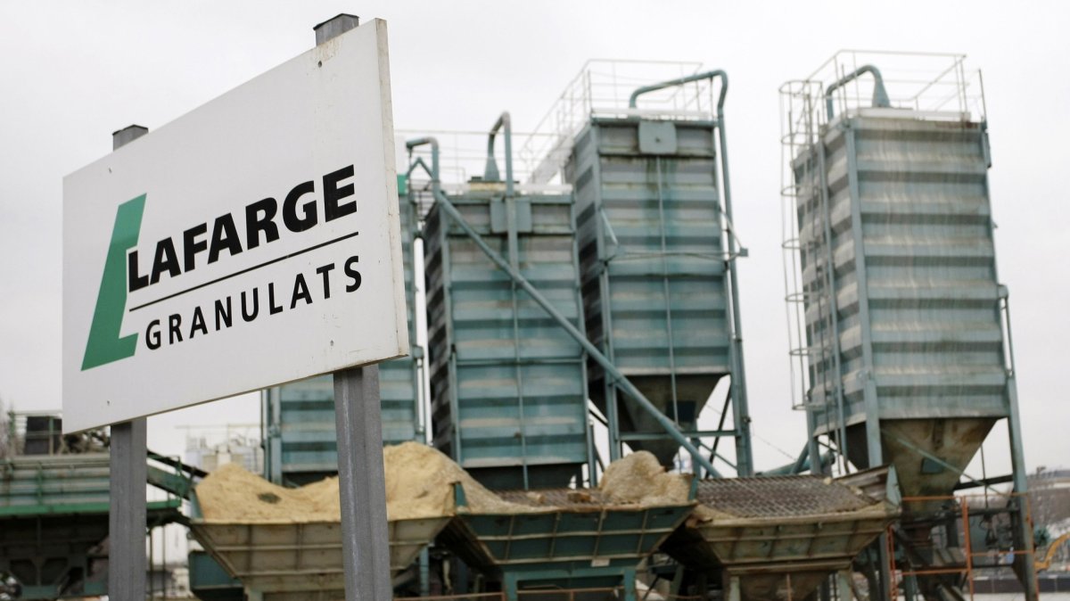 A Lafarge facility is seen in Paris, France, Feb. 18, 2009. (AP Photo)