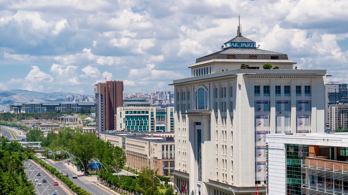 A view of the headquarters of the Justice and Development Party (AK Party), Ankara, Türkiye, June 23, 2019. (Shutterstock Photo)