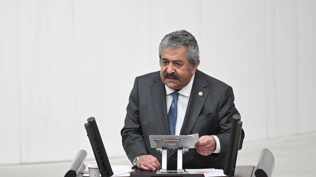 Nationalist Movement Party (MHP) Deputy Chair Feti Yıldız attends budget talks at the Turkish Parliament, Ankara, Dec. 17, 2025. (AA Photo)