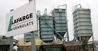 A Lafarge facility is seen in Paris, France, Feb. 18, 2009. (AP Photo)