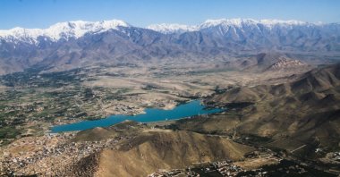 An undated photo of a landscape and a lake in the countryside, Kabul, Afghanistan. (Shutterstock Photo)