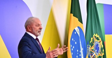 Brazilian President Luiz Inacio Lula da Silva speaks during a press conference at the Planalto Palace in Brasilia, Brazil, Dec. 18, 2025. (EPA Photo)
