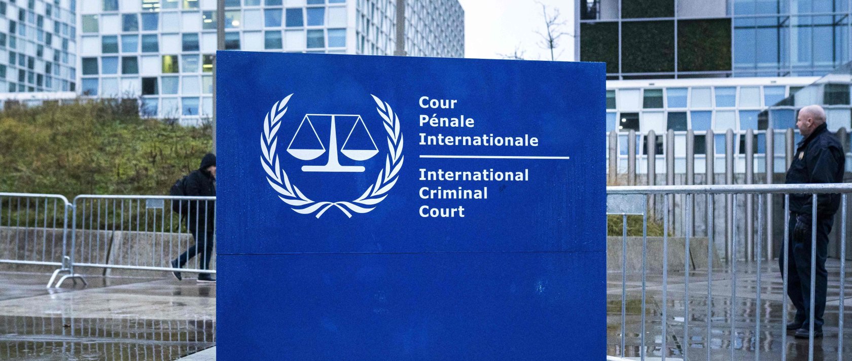 The outside of the International Criminal Court (ICC) in the Hague, the Netherlands, Nov. 28, 2025. (AFP Photo)