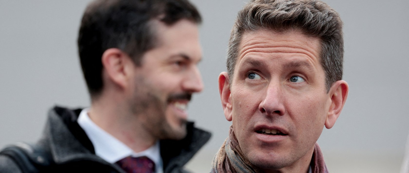 British Political Director at the Foreign, Commonwealth and Development Office (FCDO), Christian Turner, looks on as he leaves on the second day of the G-7 foreign ministers' meeting in Fiuggi, Italy, Nov. 26, 2024. (Reuters Photo)