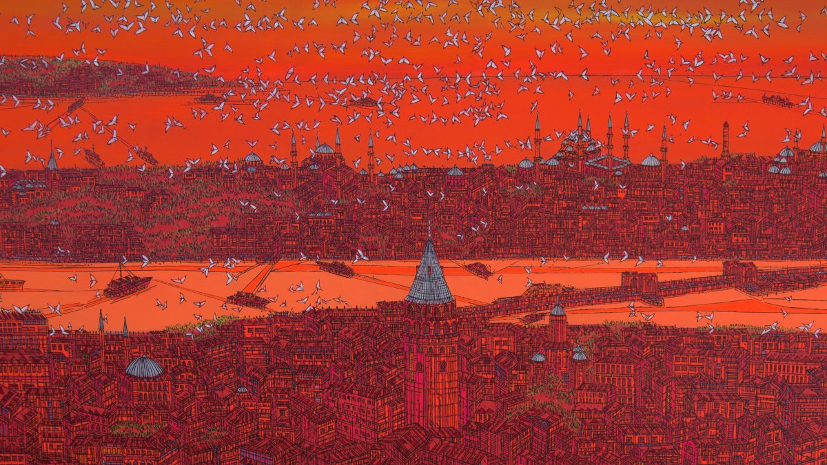 Tale painted blue: Devrim Erbil and heart of Istanbul