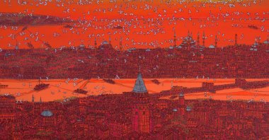 An artwork by Devrim Erbil titled "Istanbul K K."