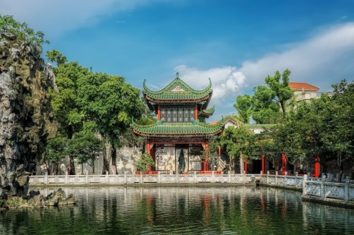 Zini Village, Panyu Nanyue Garden, Guangzhou, China, July 24, 2023. (Shutterstock Photo)