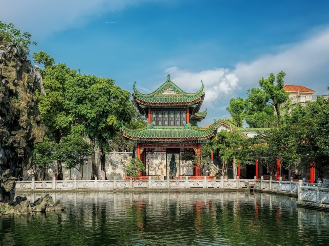 Zini Village, Panyu Nanyue Garden, Guangzhou, China, July 24, 2023. (Shutterstock Photo)