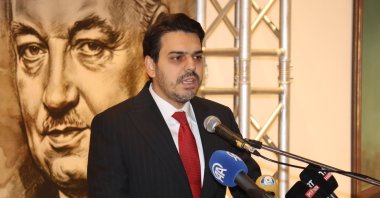 TIKA President Abdullah Eren speaks at an event in Skopje, North Macedonia l, Dec 19, 2025. (AA  Photo)