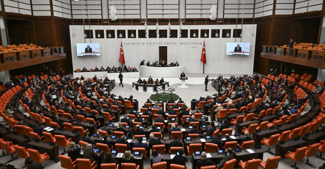 A view of Parliament in session, Ankara, Türkiye, Dec. 21, 2025. (AA Photo)