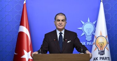 Ruling Justice and Development Party (AK Party) spokesman Ömer Çelik speaks to reporters in Ankara, Dec. 22, 2025. (AA Photo)