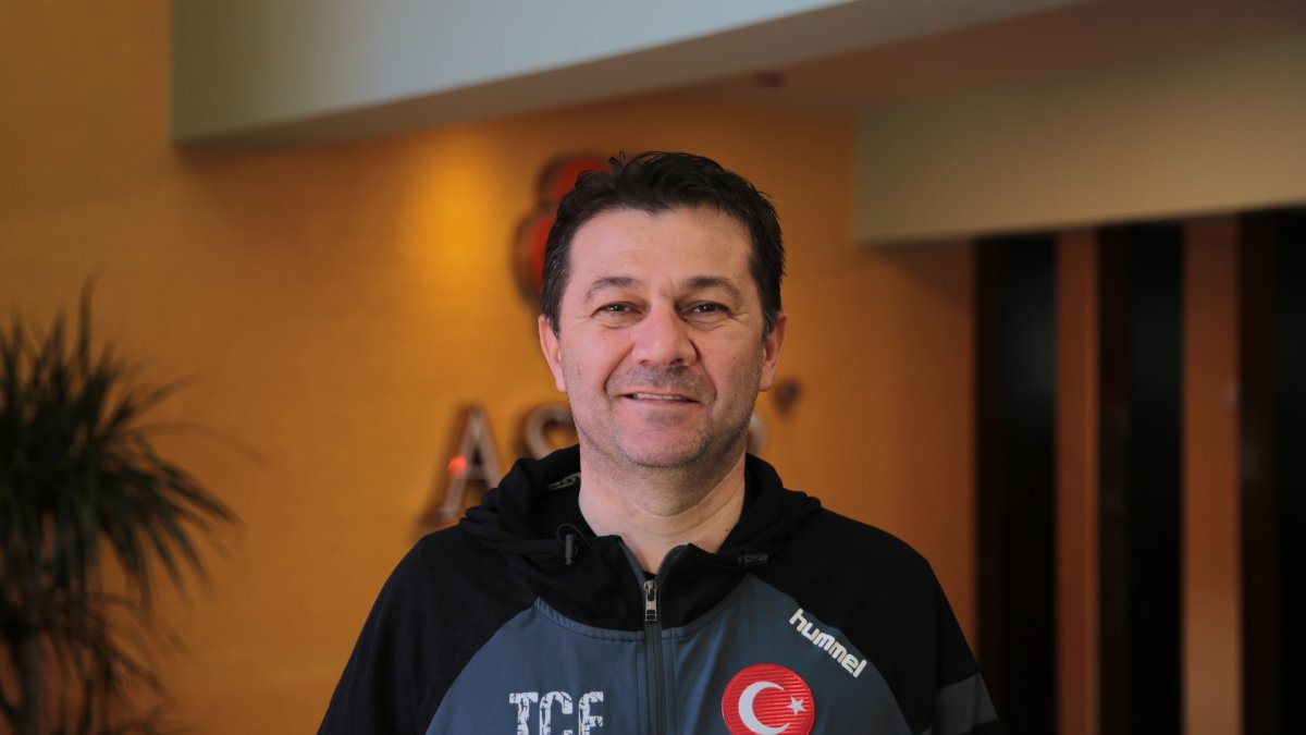 Turkish Gymnastics Federation (TGF) President Suat Çelen poses for a photo after an interview with Anadolu Agency (AA) after the conclusion of the Pilates Development Seminar, Antalya, Türkiye, Dec. 14, 2025. (AA Photo)