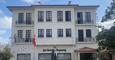 The exterior of the Şile municipality building, Istanbul, Türkiye, July 10, 2025. (IHA Photo)