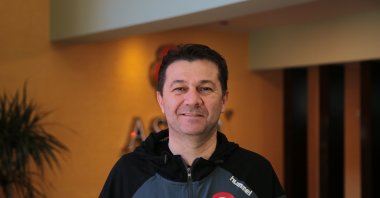 Turkish Gymnastics Federation (TGF) President Suat Çelen poses for a photo after an interview with Anadolu Agency (AA) after the conclusion of the Pilates Development Seminar, Antalya, Türkiye, Dec. 14, 2025. (AA Photo)
