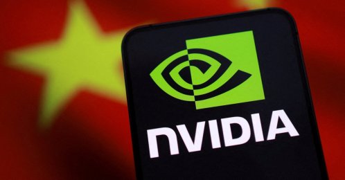Nvidia logo and Chinese flag are seen in this illustration, Aug. 27, 2025. (Reuters Photo)