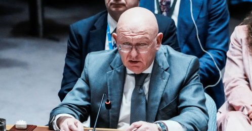 The Russia Federation's Ambassador to the United Nations Vassily Nebenzia addresses a Security Council meeting to discuss 'ongoing U.S. aggression' against Venezuela, at U.N. headquarters in New York City, U.S., Dec. 23, 2025. (Reuters Photo)