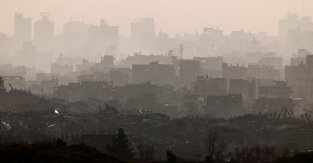 A general view of North Gaza, as seen from Israel's border with Gaza, Israel, Nov.18, 2025. (Reuters Photo)
