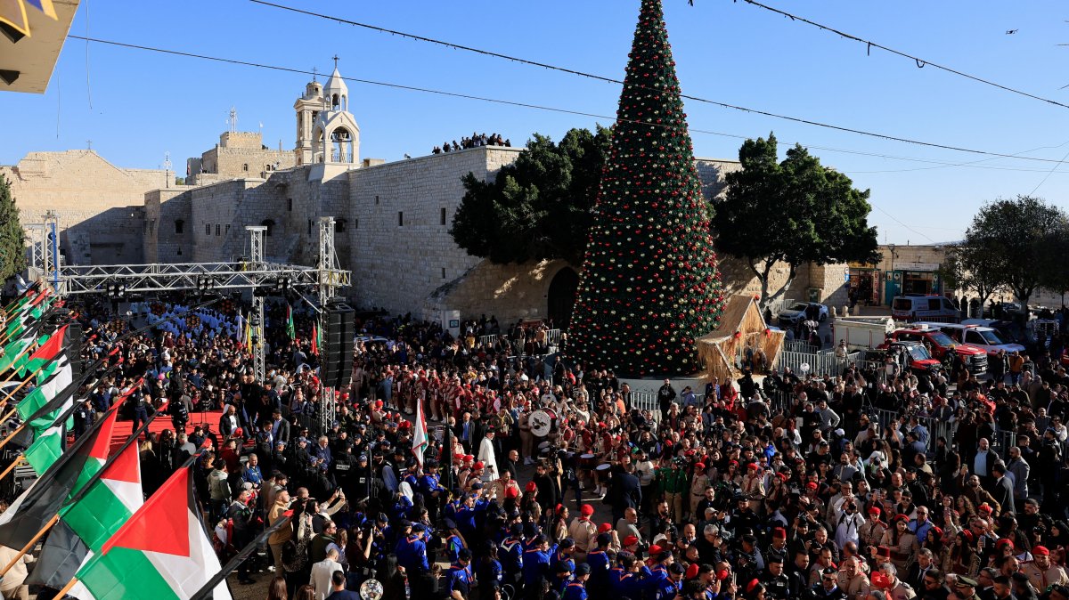 Bethlehem holds full Christmas celebrations for 1st time since Gaza war