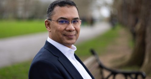Acting Chairman of Bangladesh Nationalist Party (BNP), Tarique Rahman, poses for a portrait in London, U.K., Dec. 30, 2023. (AFP Photo)
