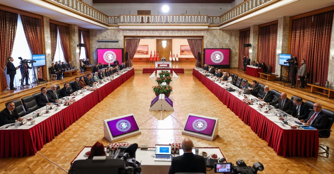 A session of the parliamentary committee for the terror-free Türkiye plan, Ankara, Türkiye, Dec. 24, 2025. (AA Photo)
