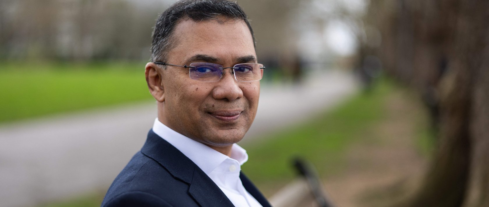 Acting Chairman of Bangladesh Nationalist Party (BNP), Tarique Rahman, poses for a portrait in London, U.K., Dec. 30, 2023. (AFP Photo)