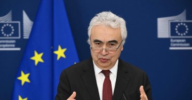 International Energy Agency (IEA) Executive Director Fatih Birol attends a press conference, Brussels, Belgium, Dec. 3, 2025. (AFP Photo)