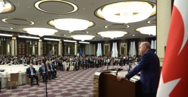 President Recep Tayyip Erdoğan speaks at the event, Ankara, Türkiye, Dec. 25, 2025. (AA Photo)