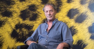 Palestinian director and actor Mohammed Bakri poses during the photocall for the film "Wajib" at the 70th Locarno International Film Festival, Locarno, Switzerland, Aug. 5, 2017. (AP Photo)