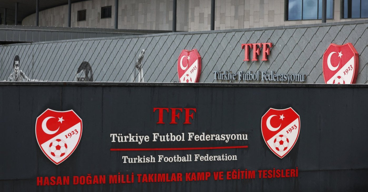 General view outside the Turkish Football Federation (TFF) headquarters, Istanbul, Türkiye, Nov. 24, 2025. (Reuters Photo)