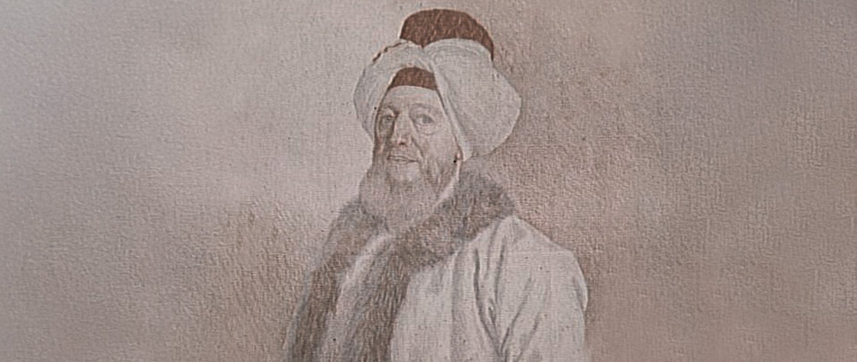 Claude Alexandre, Count of Bonneval, known as Humbaracı Ahmet Pasha, illustrated by Jean-Étienne Liotard. (Wikipedia Photo – edited by Nizam Arslan)