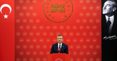 CHP Chair Özgür Özel speaks at an event, Ankara, Türkiye, Dec. 22, 2025. (DHA Photo)