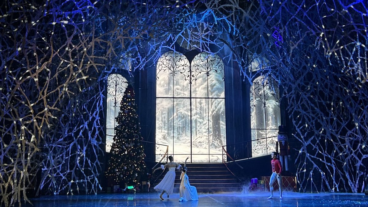 The Istanbul State Opera and Ballet (IDOB) performes "The Nutcracker" at AKM, Istanbul, Türkiye, Dec. 25, 2025. (AA Photo)