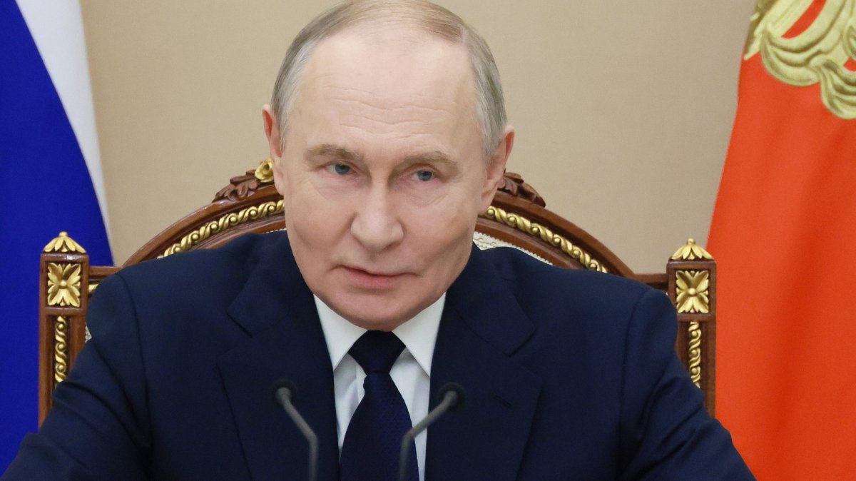 Russian President Vladimir Putin chairs a meeting to discuss Russia's 'special military operation' in Ukraine, at the Kremlin in Moscow, Russia, Dec. 29, 2025. (EPA Photo)