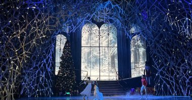 The Istanbul State Opera and Ballet (IDOB) performes "The Nutcracker" at AKM, Istanbul, Türkiye, Dec. 25, 2025. (AA Photo)