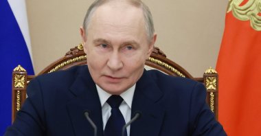 Russian President Vladimir Putin chairs a meeting to discuss Russia's 'special military operation' in Ukraine, at the Kremlin in Moscow, Russia, Dec. 29, 2025. (EPA Photo)