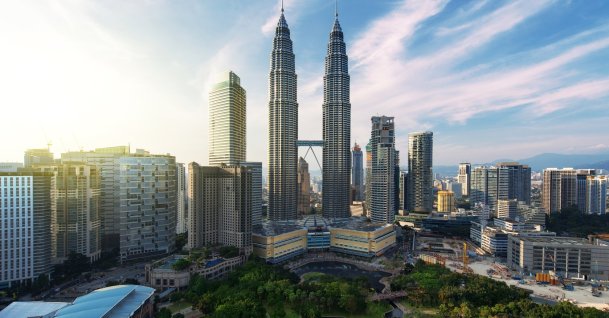 A general view of the Kuala Lumpur cityscape. (Getty Images Photo)