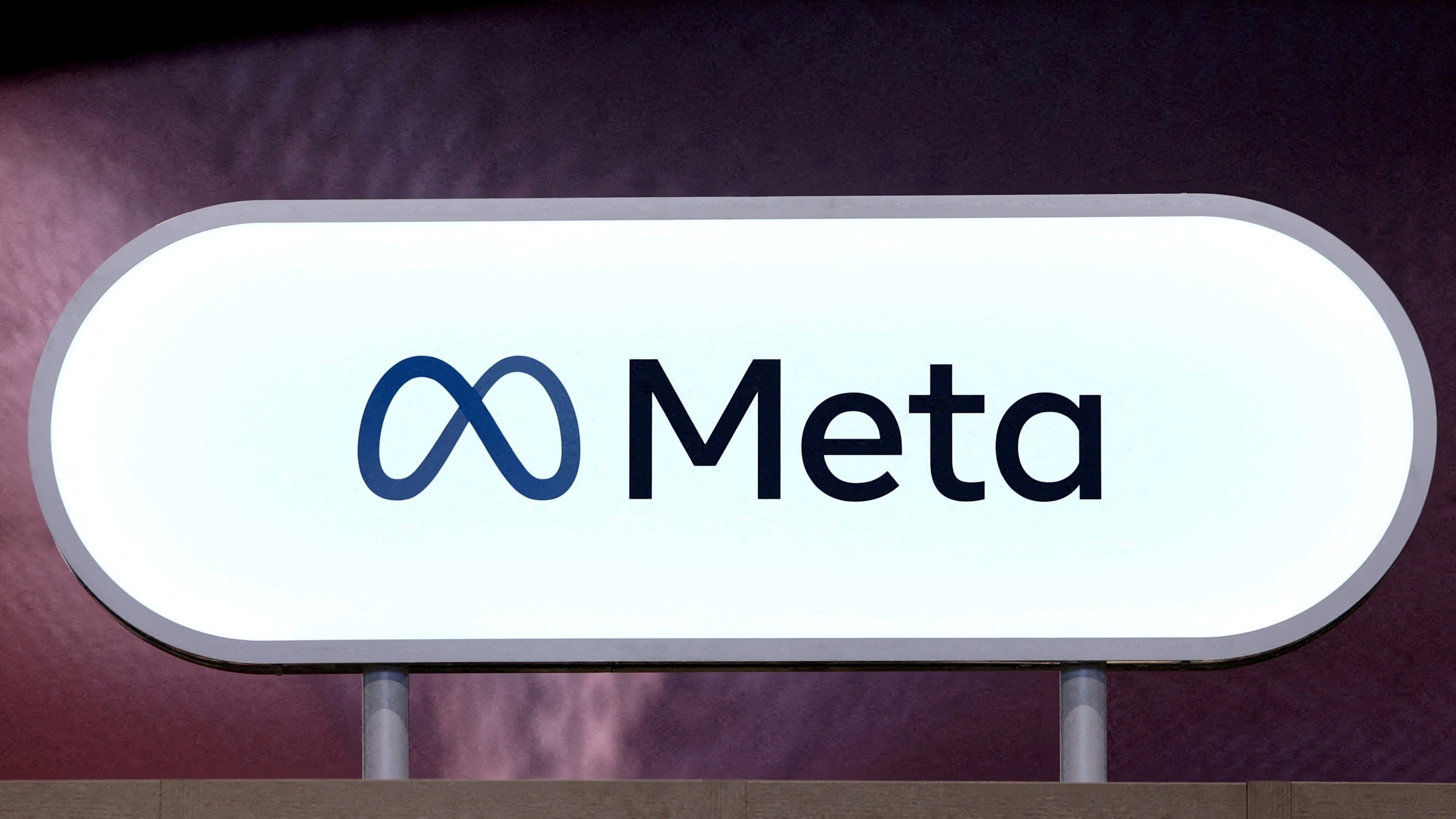 The logo of Meta is seen at Porte de Versailles exhibition center, Paris, France, June 11, 2025. (Reuters Photo)