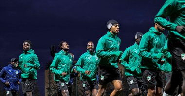 Ivory Coast's players attend a training session on the eve of the 2025 Africa Cup of Nations (AFCON) football match against Cameroon, Marrakesh, Morocco, Dec. 27, 2025. (AFP Photo)