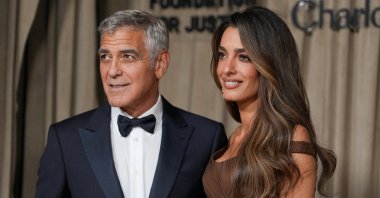 Actor George Clooney and Amal Clooney host their annual fundraiser "The Albie Awards," London, U.K., Oct. 3, 2025. (Reuters Photo)