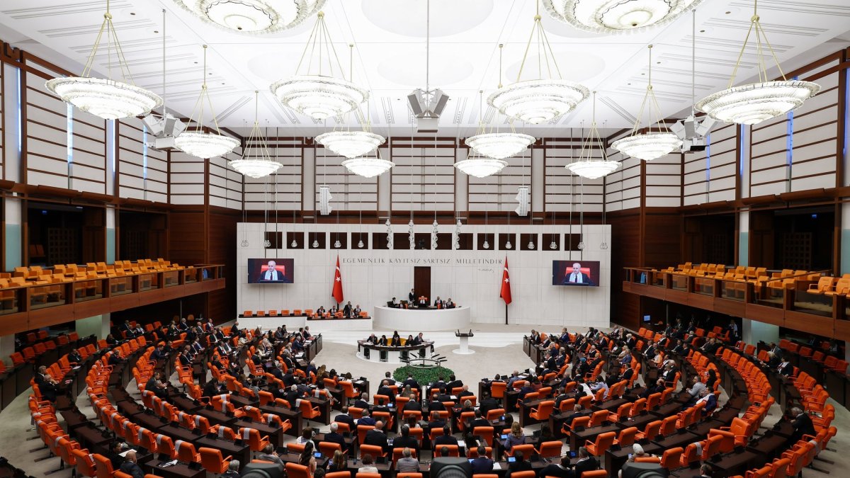 General view of Parliament in session, Ankara, Türkiye, Aug. 29, 2025. (AA Photo)