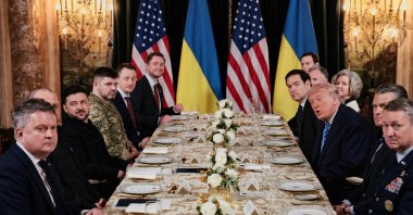 U.S. and Ukrainian delegations hold a meeting at Trump’s Mar-a-Lago club in Palm Beach, Florida, U.S., Dec. 28, 2025. (Reuters Photo)
